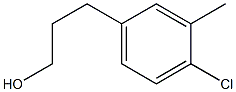 3-(4-Chloro-3-methyl-phenyl)-propan-1-ol 结构式