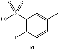 2-ヨード-5-メチルベンゼンスルホン酸カリウム 化学構造式