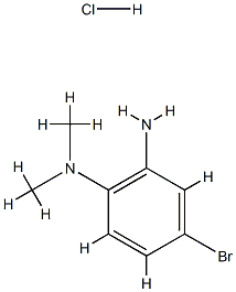 N-(2-amino-4-bromophenyl)-N,N-dimethylamine hydrochloride Struktur