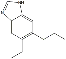 Benzimidazole, 5(or 6)-ethyl-6(or 5)-propyl- (6CI),109366-88-3,结构式