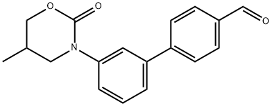 tert-butylen-(4'-formyl-biphenyl-3-yl)carbamate Struktur