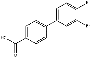 3',4'-Dibromo-biphenyl-4-carboxylic acid Structure