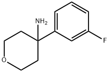 4-(3-Fluorophenyl)tetrahydro-2H-pyran-4-amine Structure