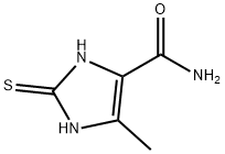 1H-Imidazole-4-carboxamide,2,3-dihydro-5-methyl-2-thioxo-(9CI) 化学構造式