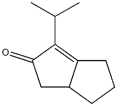 2(1H)-Pentalenone,4,5,6,6a-tetrahydro-3-isopropyl-(6CI) Structure