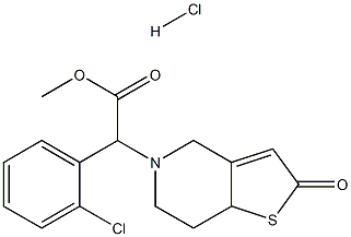 2-Oxo Clopidogrel Hydrochloride(Mixture of diastereomers) Structure