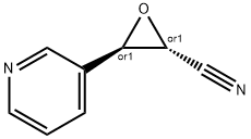 Oxiranecarbonitrile, 3-(3-pyridinyl)-, (2R,3R)-rel- (9CI) 结构式