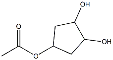 1,2,4-Cyclopentanetriol,4-acetate,(1-alpha-,2-bta-,4-alpha-)-(9CI),110091-49-1,结构式