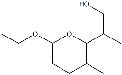 2H-Pyran-2-ethanol,6-ethoxytetrahydro-bta,3-dimethyl-(9CI),110128-76-2,结构式