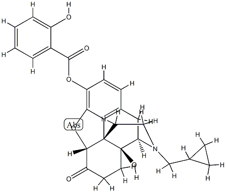 naltrexone-3-salicylate 结构式