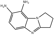 1H-Pyrrolo[1,2-a]benzimidazole-7,8-diamine,2,3-dihydro-(9CI) 化学構造式