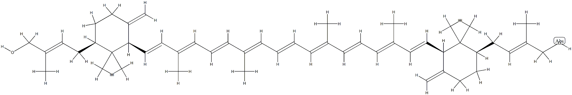 11031-47-3 (2R,2'R,6R,6'R)-5,5',18,18'-Tetradehydro-5,5',6,6'-tetrahydro-2,2'-bis[(E)-4-hydroxy-3-methyl-2-butenyl]-β,β-carotene