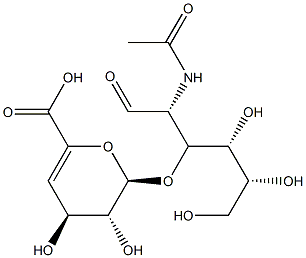 2-acetamido-2-deoxy-3-O-(gluco-4-enepyranosyluronic acid)glucose|