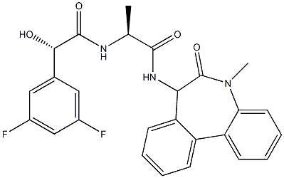 BenzeneacetaMide, N-[(1S)-2-[(6,7-dihydro-5-Methyl-6-oxo-5H-dibenz[b,d]azepin-7-yl)aMino]-1-Methyl-2-oxoethyl]-3,5-difluoro-α-hydroxy-,(αS)-|(2S)-2 - ((S)-2-(3,5-二氟苯基)-2-羟基乙酰基)-N-(5-甲基-6-氧代-6
