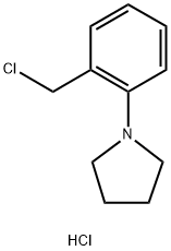 1-[2-(chloromethyl)phenyl]pyrrolidine,110405-82-8,结构式
