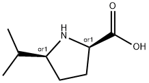 D-Proline, 5-(1-methylethyl)-, (5S)-rel- (9CI),110452-52-3,结构式