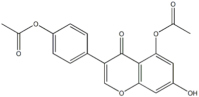 4',5-Di-O-acetyl Genistein 7-(Tri-O-acetyl-β-D-glucuronic Acid Methyl Ester) Struktur