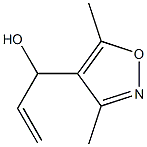 4-Isoxazolemethanol,-alpha--ethenyl-3,5-dimethyl-(9CI) Struktur