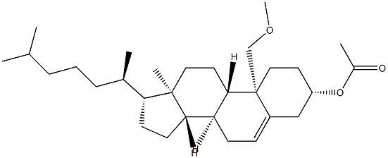 19-메톡시콜레스트-5-엔-3β-올아세테이트