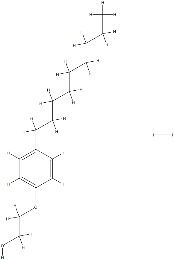 Nonylphenoxypolyethanol-iodine complex Struktur