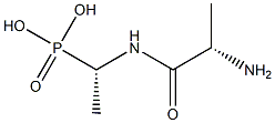 Alamecin 化学構造式