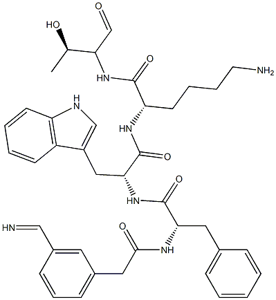 cyclo-(phenylalanyl-tryptophyl-lysyl-threonyl-3-(aminomethyl)phenylacetic acid),111010-99-2,结构式