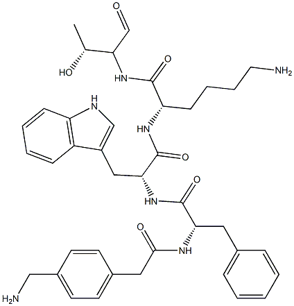 cyclo(phenylalanyl-tryptophyl-lysyl-threonyl-4-(aminomethyl)phenylacetic acid)|