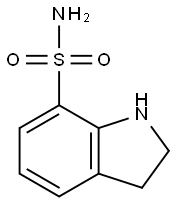 1H-Indole-7-sulfonamide,2,3-dihydro-(9CI) Struktur
