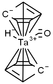 Tantalum, carbonyl bis(eta5-cyclopentadienyl) hydride,11105-69-4,结构式