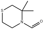 4-Thiomorpholinecarboxaldehyde, 3,3-dimethyl- (9CI) Structure