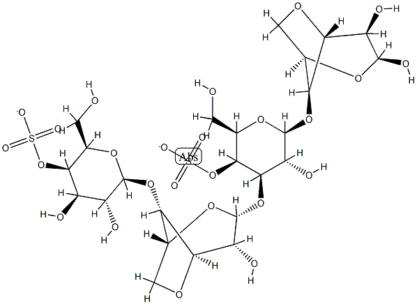 K-卡拉胶,11114-20-8,结构式