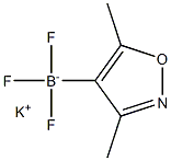 3,5-ジメチルイソキサゾール-4-イルトリフルオロほう酸カリウム 化学構造式