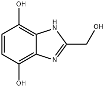 1H-Benzimidazole-4,7-diol,2-(hydroxymethyl)-(9CI) 结构式