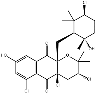 napyradiomycin B4 Struktur