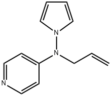 4-Pyridinamine,N-2-propenyl-N-1H-pyrrol-1-yl-(9CI) 结构式