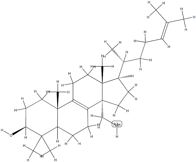 32-hydroxylanosterol 化学構造式