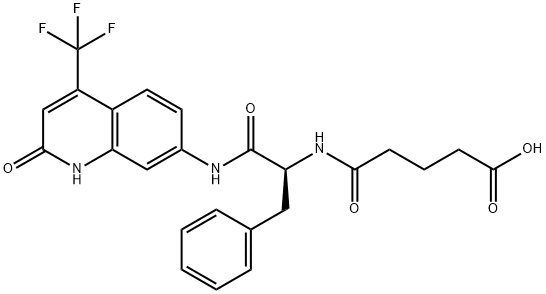 7-글루타릴-페닐알라닌아미드-4-트리플루오로메틸-2-퀴놀리논