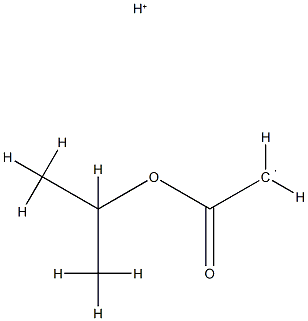 Ethyl,  2-(1-methylethoxy)-2-oxo-,  conjugate  monoacid  (9CI) 化学構造式