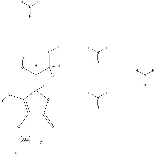 cobalt-tetrammine-ascorbate complex Structure