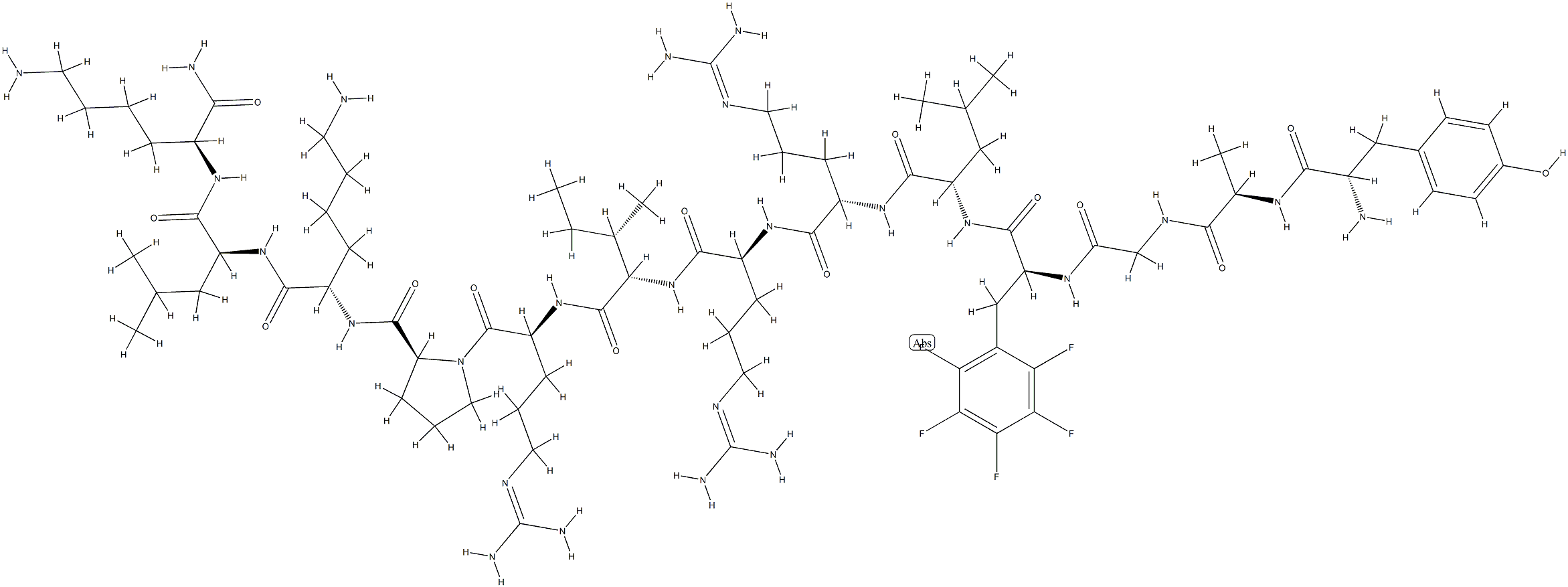 다이노르핀아미드(1-13),Ala(2)-(5-F-Phe)(4)-
