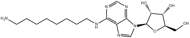 N(6)-octylamine adenosine 结构式