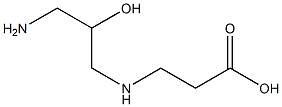 -bta--Alanine,  N-(3-amino-2-hydroxypropyl)- Structure