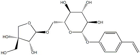 BETA-D-对乙烯基苯基 6-O-芹糖-BETA-D-呋喃糖基-BETA-D-吡喃葡萄糖苷