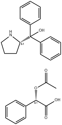 ALPHA,ALPHA-DIPHENYL-L-PROLINOL 化学構造式