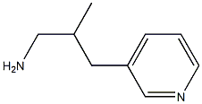 3-Pyridinepropanamine,beta-methyl-(9CI) Structure