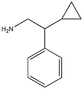 2-环丙基-2-苯基乙烷-1-胺 结构式