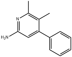 5,6-二甲基-4-苯基吡啶-2-胺,1123169-34-5,结构式