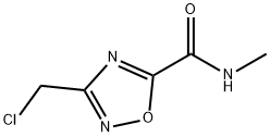 3-(chloromethyl)-N-methyl-1,2,4-oxadiazole-5-carboxamide(SALTDATA: FREE),1123169-42-5,结构式