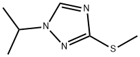 1H-1,2,4-Triazole,1-(1-methylethyl)-3-(methylthio)-(9CI) Struktur