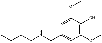4-[(butylamino)methyl]-2,6-dimethoxyphenol,112520-77-1,结构式